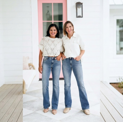 ⏰Last day sale 49% OFF🔥 Holy Grail Tummy Control Bootcut Jeans